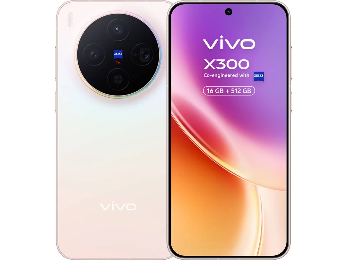 Smartphone VIVO X300 (6.3'' - 16 GB - 512 GB - Rosa)