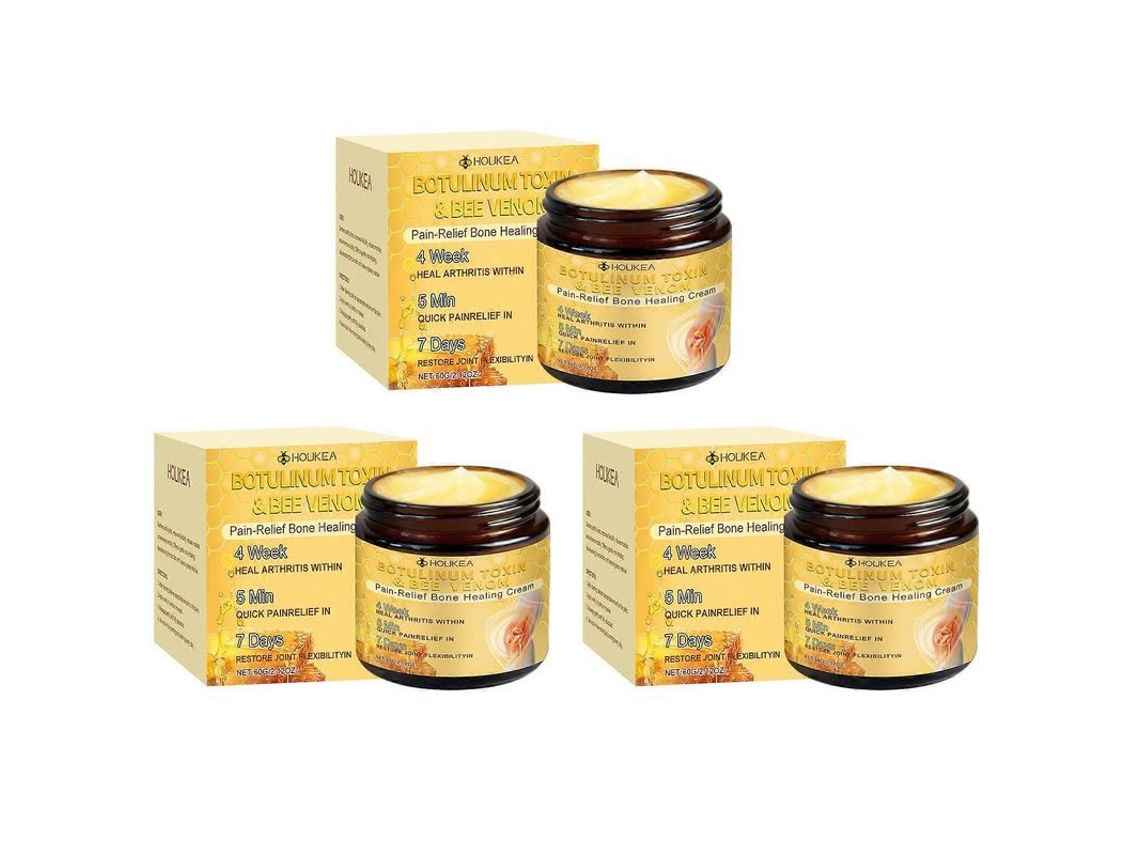 Crema Avanzada Para Huesos Y Articulaciones Con Veneno De Abeja, Alivio Del Dolor De Cuello, Espalda Y Rodillas.