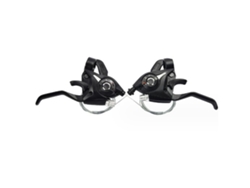 Manetas De Freno Y Cambio De Aluminio Para Bicicleta, 24 Velocidades, Para Bicicletas De Montaña Y Bicicletas De Carretera.