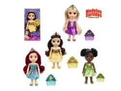 Muñecas Princesa Surtidas 15 Cm Con Purpurina Peine DISNEY PRINCESS