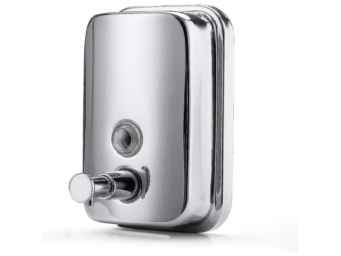 Dispensador Manual De Jabón De Acero Inoxidable Para Baño Y Cocina, 500 Ml.