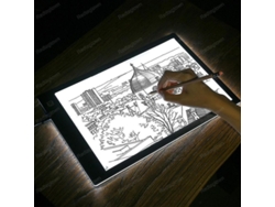 2026-8373-tablero Led A4 Usb Para Trazado Y Dibujo Con Iluminación Ajustable Y Protección Ocular