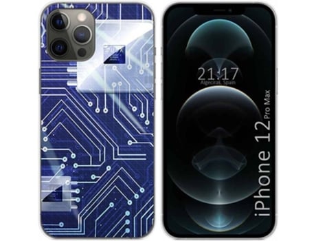 Carcasa iPhone 12 Pro Max (6.7) TUMUNDOSMARTPHONE Circuito Multicolor