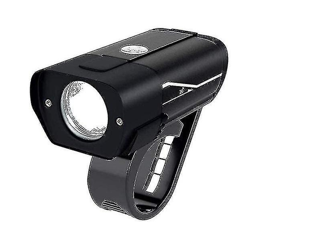 Linterna Bicicleta 350lumens Recargable Asa Coche Negro Yizhood