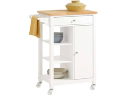 Carrito de Cocina SOBUY FKW46-WN (MDF - 68x40x86 cm)