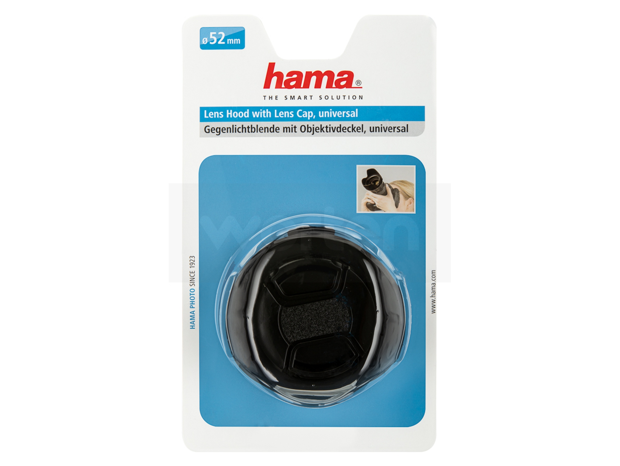 Kit Parasol y Tapa para Objetivo HAMA 58mm