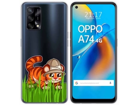 Carcasa Oppo A74 4G TUMUNDOSMARTPHONE Dibujos Transparente
