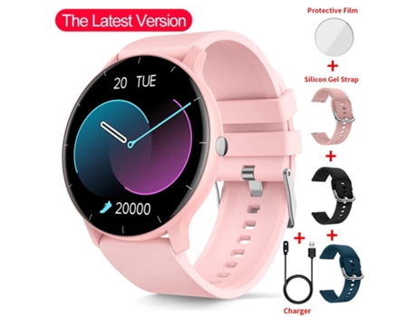 Smart Watch Hombres Mujeres Pantalla táctil completa Deporte Fitness Watch Monitor de ritmo impermeable Bluetooth Smartwatch Para Android IOS VEANXIN