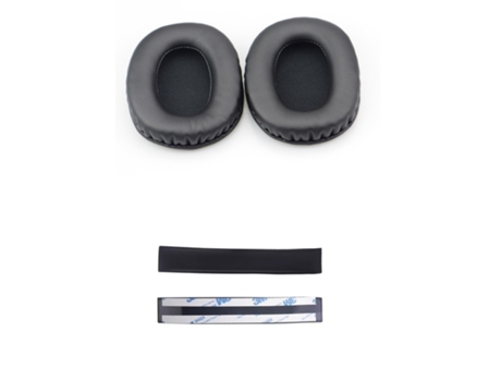 Substituição de protetores de ouvido e faixa de cabeça para Edifier W800BT W808BT W800X K830 K815P G1 Negro
