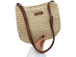 2026altiro-bolso De Hombro De Paja Para Mujer, Moda De Verano, Bandolera Trenzada, Bolso De Playa Versátil, Color Beige.