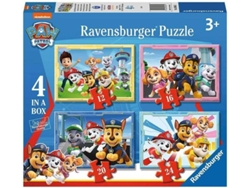 Puzzle PAW PATROL Puzzle 4 In A Box Paw Patrol B (Edad MÃÂÃÂÃÂÃÂ­nima: 3 AÃÂÃÂÃÂÃÂ±os)