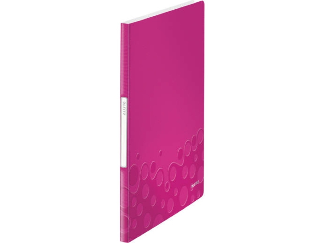 Carpeta LEITZ WOW 20 bolsillos Rosa (A4 - Capacidad: 40 hojas)