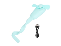 Mini Ventilador (carregamento Usb, Parada Automática Das Lâminas) Novo Estilo Pequeno Ventilador Versátil Pequeno Ventilador Verde