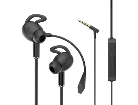Auriculares con Cable AK-P9-1 (In Ear - Micrófono - Negro)
