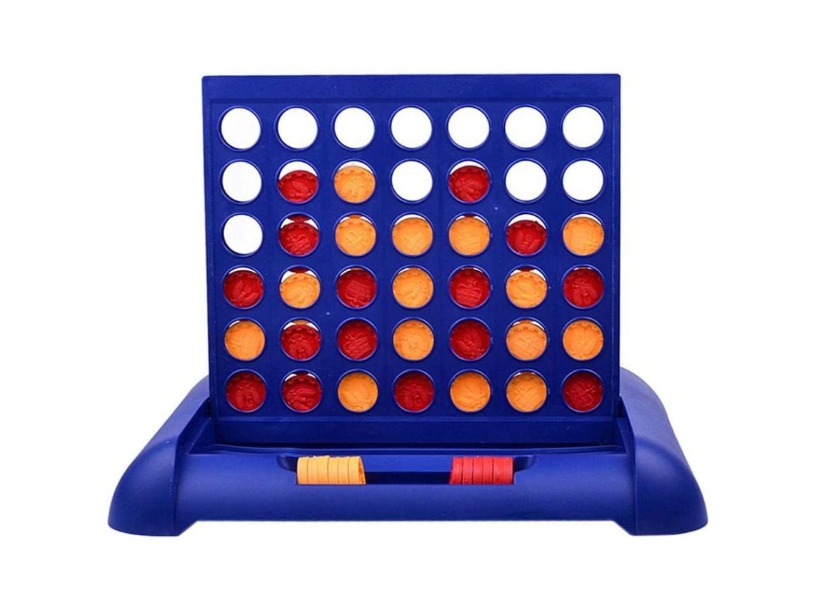 KOFIHETY Cuatro en Raya: Juego de estrategia de Match 4, estrategia vertical y bloqueo para niños y adultos (Edición portátil)