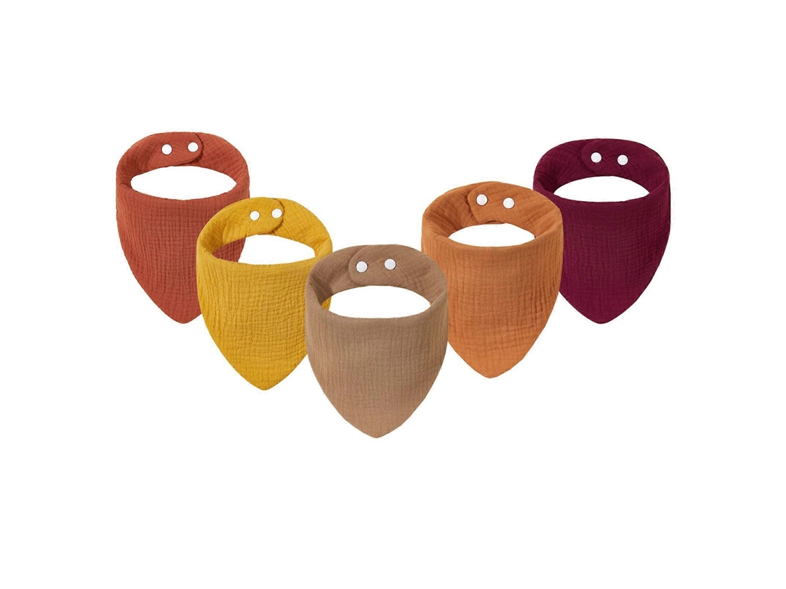 5 baberos ligeros y suaves para bebés y niños pequeños, ideales para baby showers, súper suaves, regalo de cumpleaños.