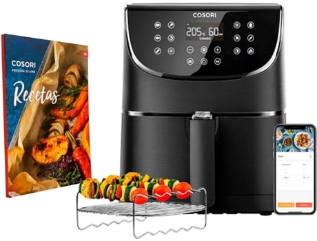 Freidora de Aire COSORI Smart Chef Edition (5.5 kg - Negro)