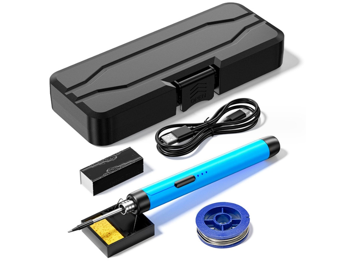 Soldador Eléctrico Portátil Usb Inteligente Con Ajuste De Temperatura De 300 A 450 ℃.