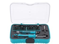 Kit Chave De Rato E Bits De Parafusadeira Manual 57 Peças Ferramentas De Reparo Hardware 21815