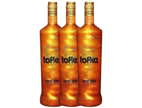 Vodka PEQUEÑOS PRODUCTORES Tofka Toffee (0.7 L - 3 unidades)