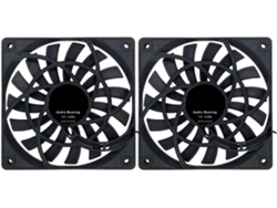 2 Ventiladores De Refrigeración Pwm Delgados Silenciosos De 120 Mm (12 Cm), Nuevos.