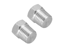 Tapon De Tubo De Acero Inoxidable Con Rosca Macho Y Cabeza Hexagonal Countersunk (npt1/4 2pcs)