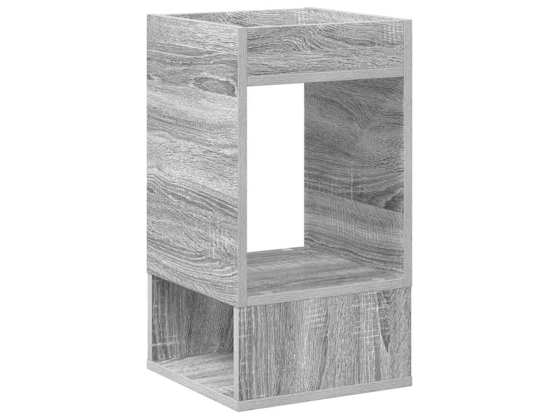 Maison Exclusive - Mesa Auxiliar Gris Sonoma 30 X 30 X 56 Cm Madera De Ingeniería