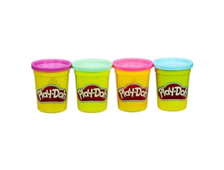 Blocs de Construcción PLAY-DOH Pack De 4 Botes (Edad Mínima: 2 Años - 6,3 x 25,4 x 7,1 cm)