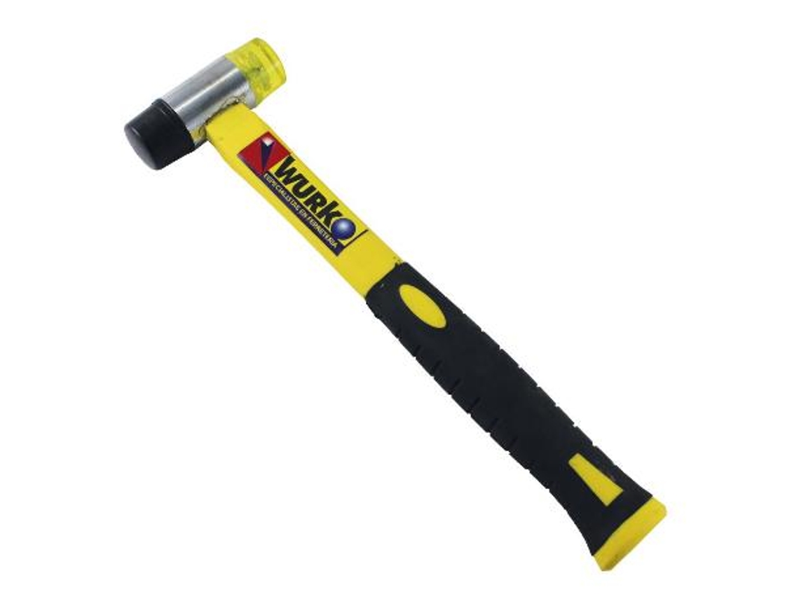 Martillo tubular 30 mm goma + pvc m/ fibra