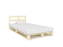 Estructura Cama Palets Sin Colchón Madera Maciza Pino 120x200cm