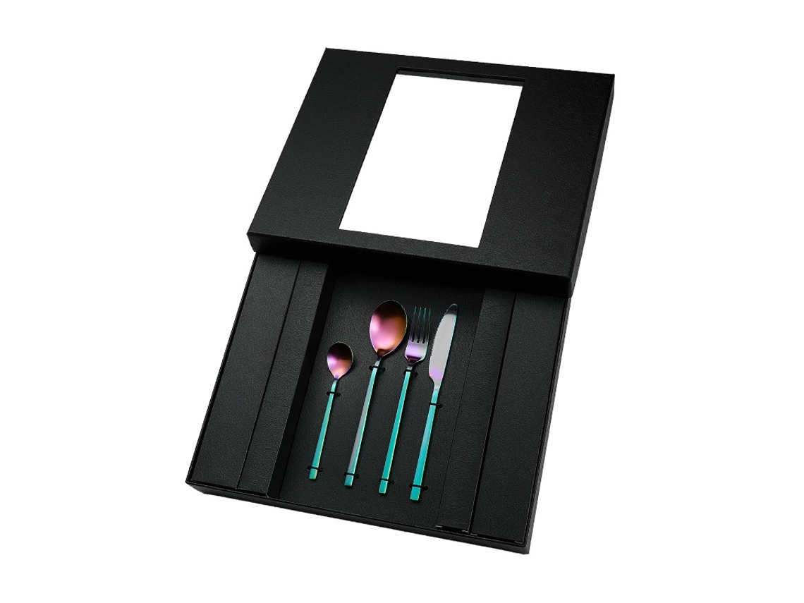 Conjunto De Cubiertos De Acero Inoxidable De 24 Piezas Cubiertos Multiusos Para Casa Y Cocina Gusshious Fantasía