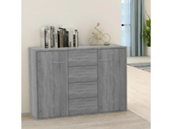Lovely Home Aparador 88X30X65 Cm Madera Procesada Color Sonoma Gris