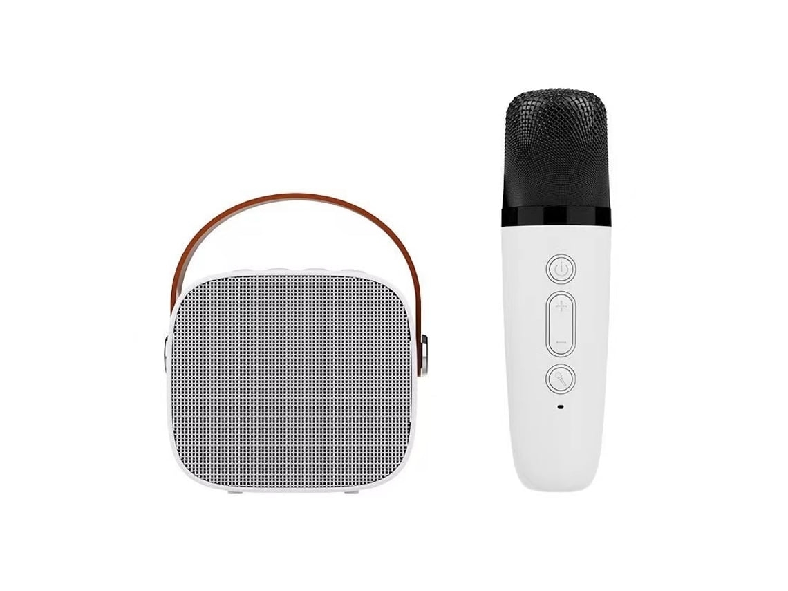 Máquina de karaoke para niños y adultos, altavoz Bluetooth portátil con micrófono inalámbrico, sonido potente, micrófono de karaoke para niños de Chennnls