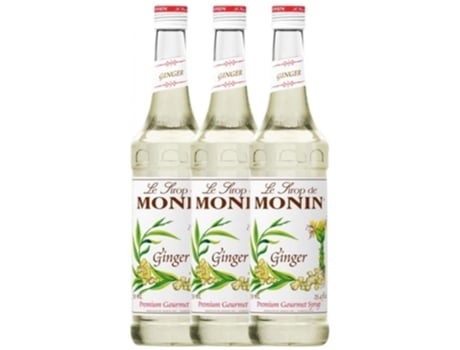 Licor MONIN Schnapp Monin Sirope Jengibre Gingembre Ginger (0.7 L - 3 unidades)