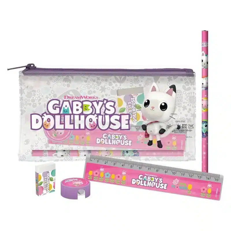 Set Papelería La Casa De Muñecas De Gabby Con Material Escolar Gs 712 Gb Cyp P24
