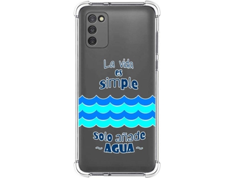Carcasa Samsung Galaxy A03s TUMUNDOSMARTPHONE Agua Multicolor