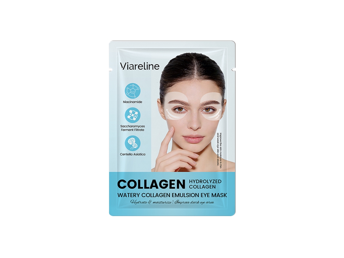 Mascarilla hidratante para el contorno de ojos con colágeno