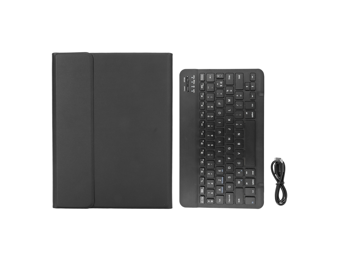 Funda para tableta francesa (teclado magnético, compatible con iOS)