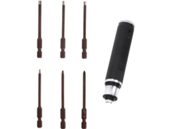 Kit de destornilladores de alta precisión compactos y portátiles RC Tools con puntas planas y hexagonales de Gokoco