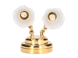 -lámpara De Pared Miniatura Led Para Casa De Muñecas 1:12 Con Interruptor Accesorio Decorativo