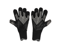 2 Guantes De Portero De Fútbol De Látex Transpirables Y Antideslizantes De Color Negro Con Protección Adicional Para Los Dedos.
