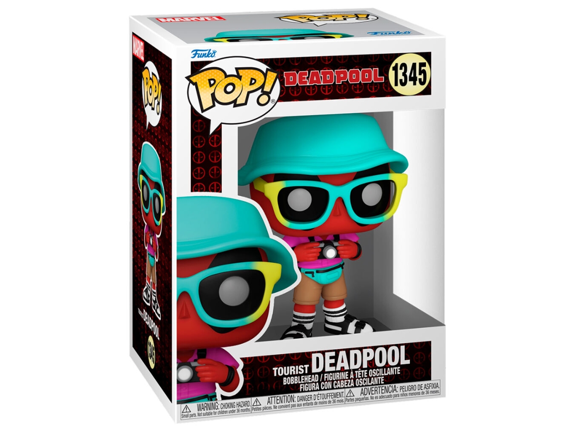 Figura Pop Marvel Deadpool - Deadpool Tourist B.active