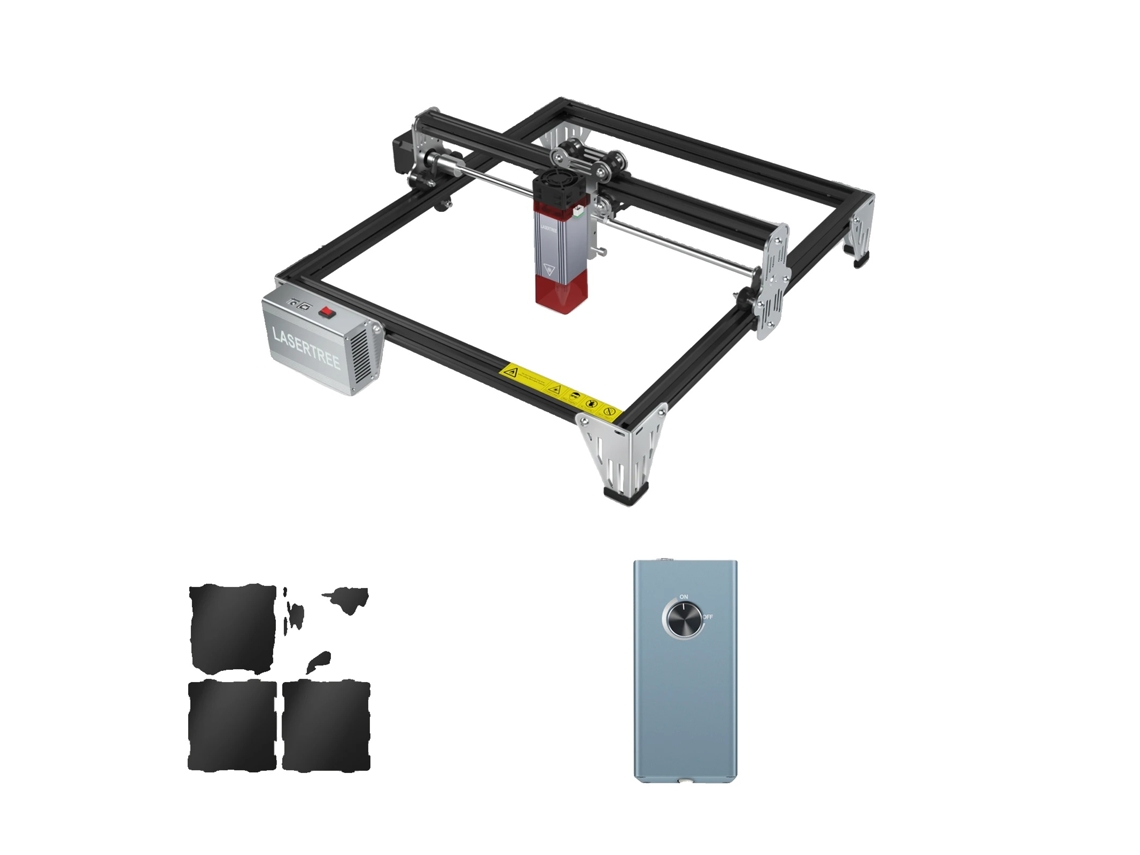Máquina de grabado láser, cabezal láser de 10 W, área de grabado de 300 x 300 mm, kit K1 Mini de 10 W, enchufe europeo