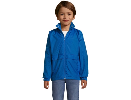 Abrigo Básico SOLS Surf Poliamida 210T Niños (15-16 Años - Azul)