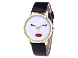 Reloj De Pulsera De Cuarzo Para Mujer Con Correa De Piel Sintética: Estilo Sencillo Y Elegante.