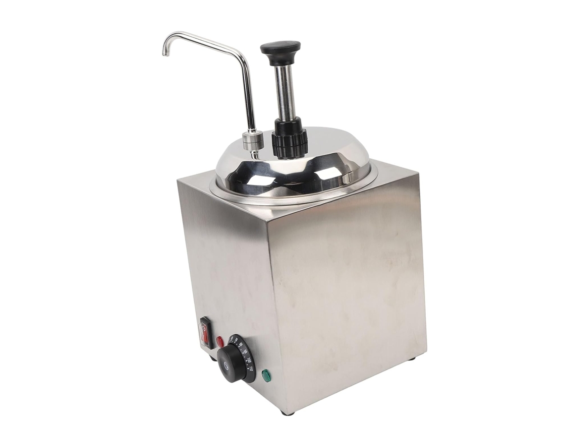 Dispensador Eléctrico De Queso, Calentador De Queso Con Bomba, Rotación De 360 Grados Y Control De Temperatura.