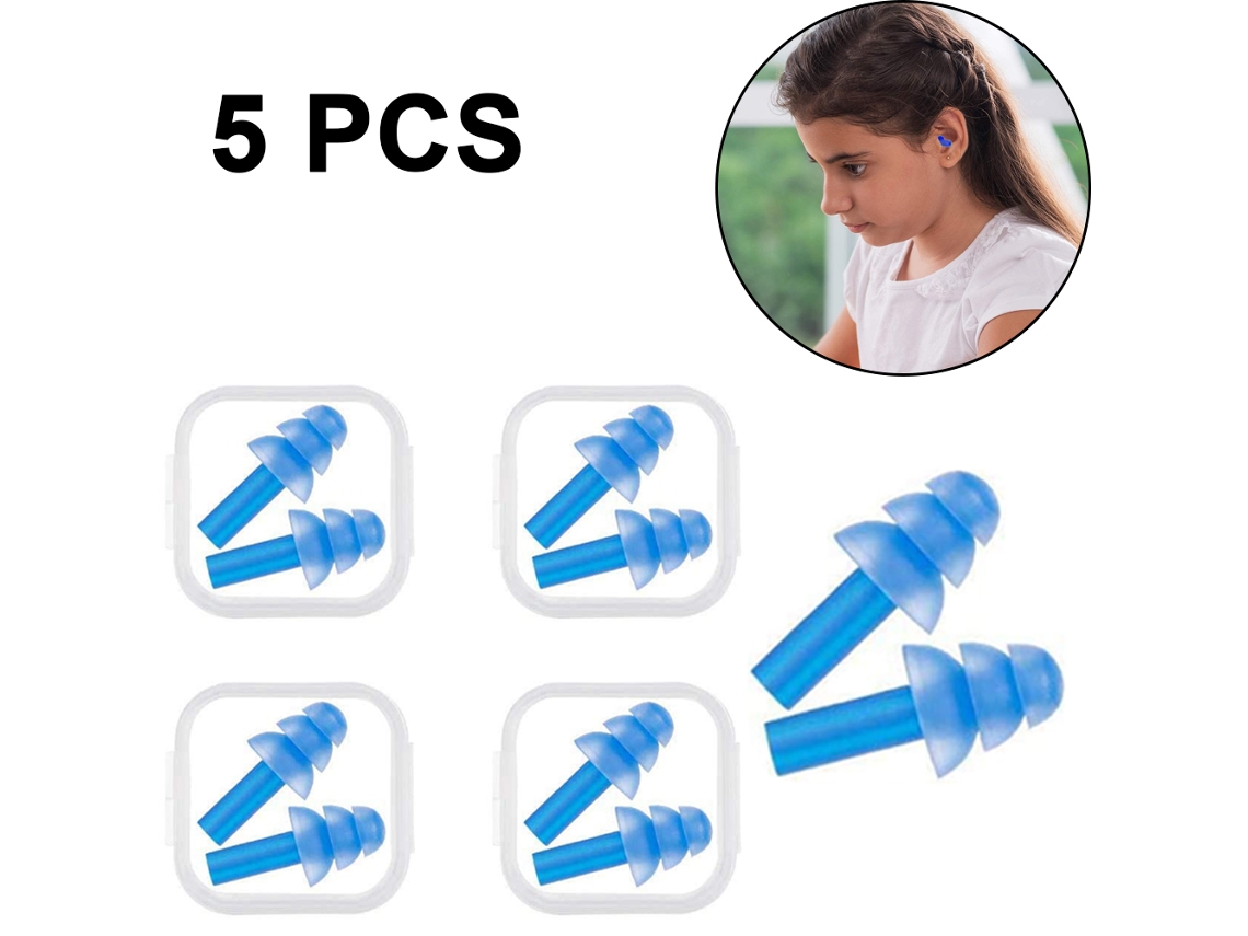 Tapones para los oídos Truyuety para niños, reutilizables, con cancelación de ruido, para dormir y nadar.