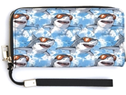 Cartera Cuero Con Cremallera Para Mujer Diseño Estampado