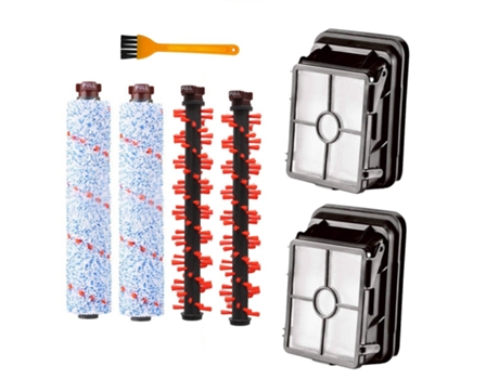 Filtro de piezas cuadradas para aspiradora, rollo de cepillo multisuperficie Hepa y filtro para Bissell Crosswave 1866/1868/1926/1785