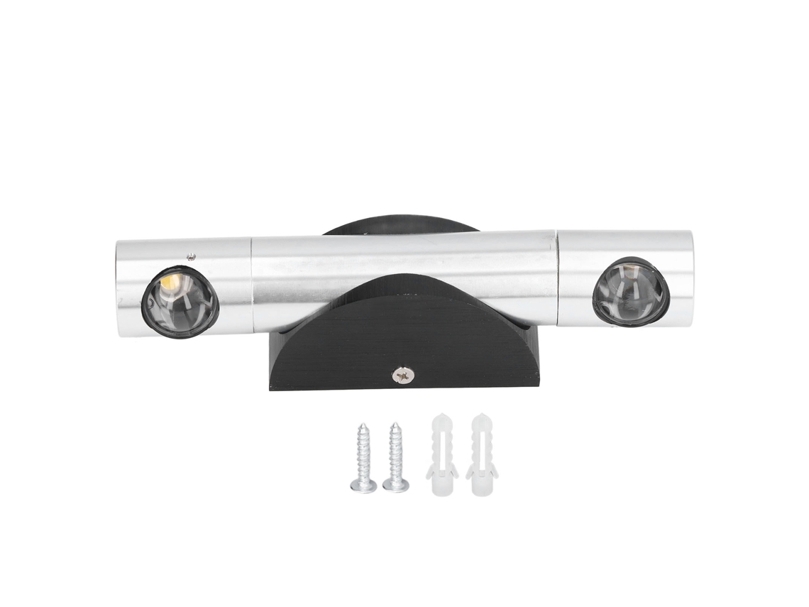 Aplique De Pared Led Giratorio 2w Y 500lm Con Luz Cálida, Aluminio, Ideal Para Dormitorios, Centros